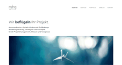 Desktop Screenshot of ming-agentur.ch